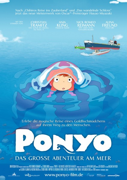 PONYO ON THE CLIFF BY THE SEA film poster